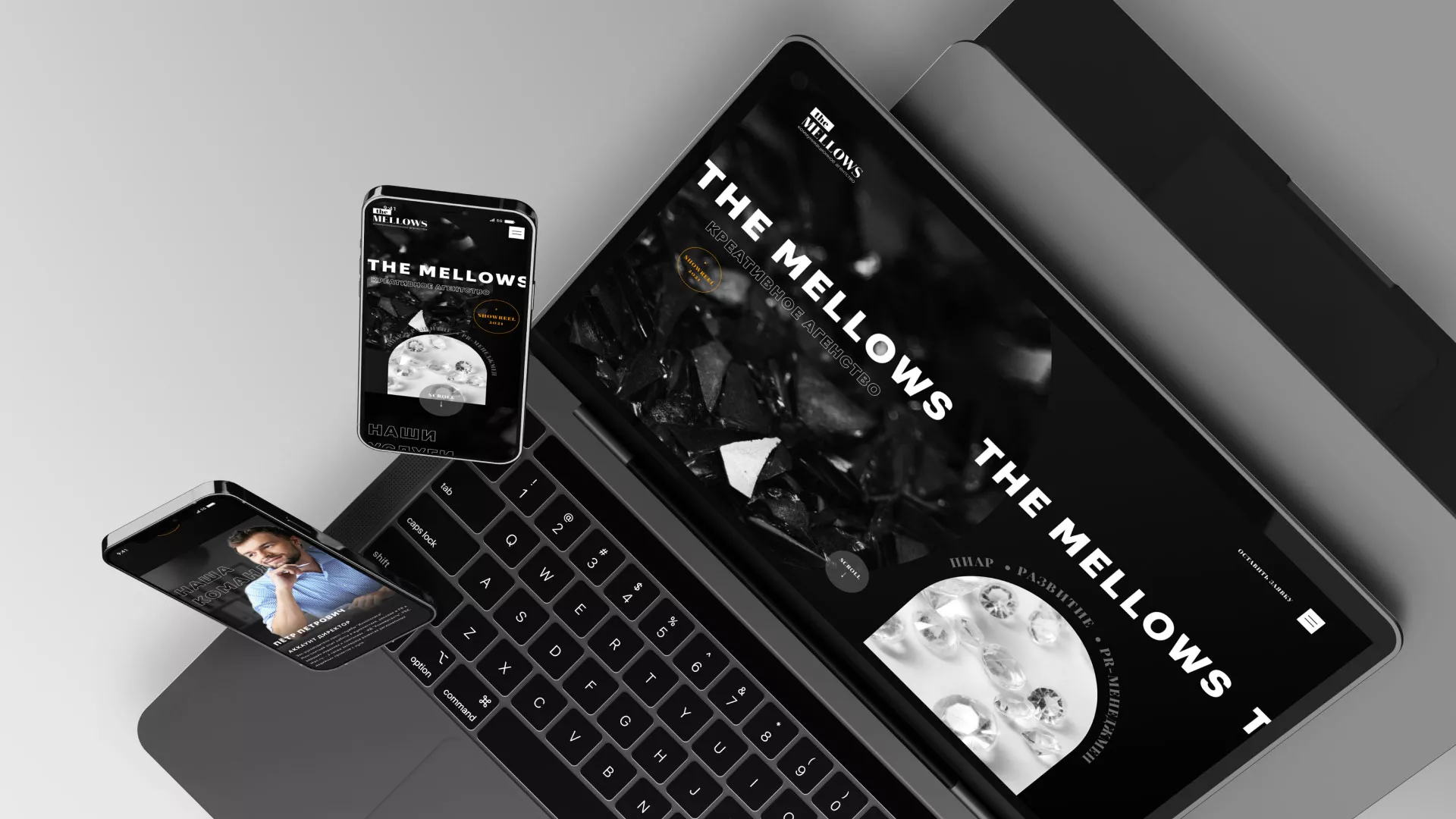 Разработка сайта креативного агентства «The Mellows» в Лысьве