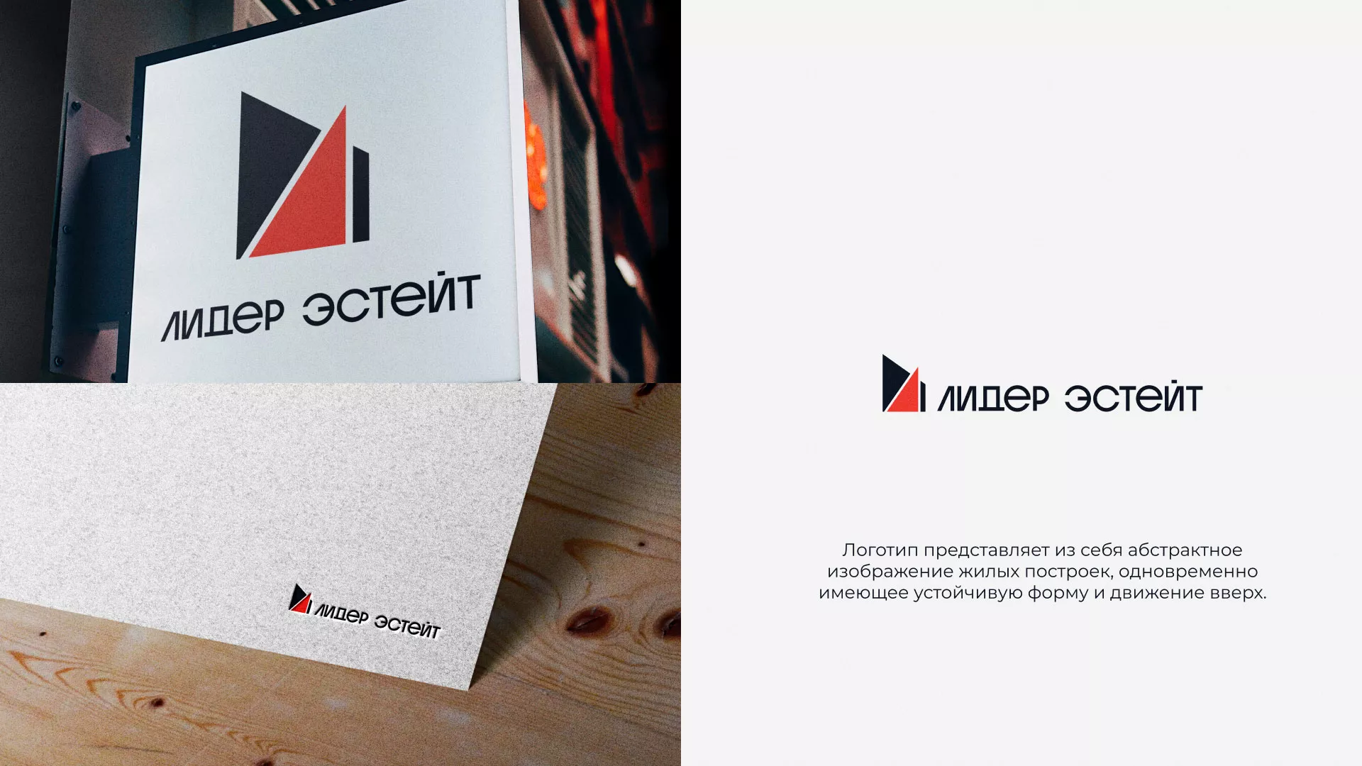 Сделали логотип для агентства недвижимости «Лидер Эстейт» в Лысьве